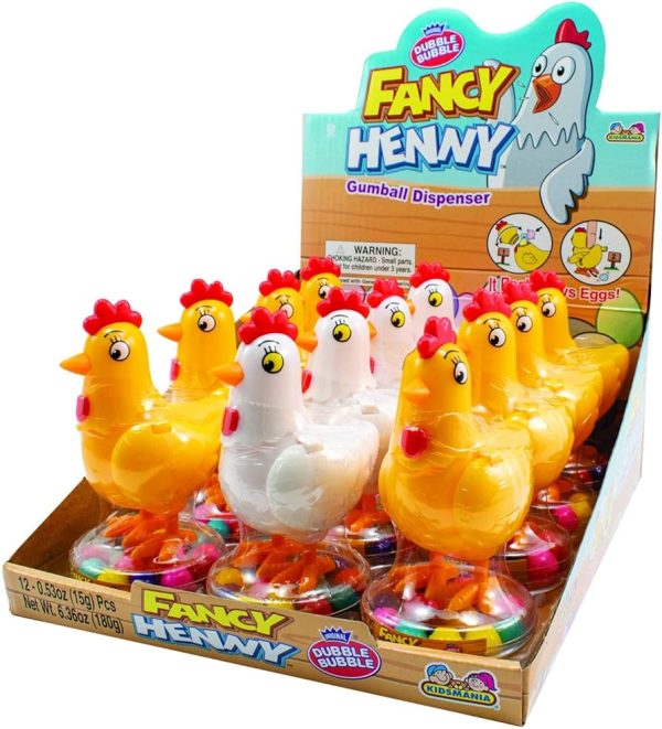 Kidsmania Fancy Henny Dubble Bubble Dispenser 12